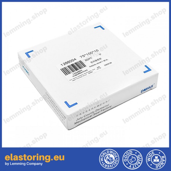 Uszczelnienie wału modułu sprężarki śrubowej B2PT 75x100x10 PTFE Uszczelnienie wału modułu sprężarki śrubowej B2PT 75x100x10 PTFE