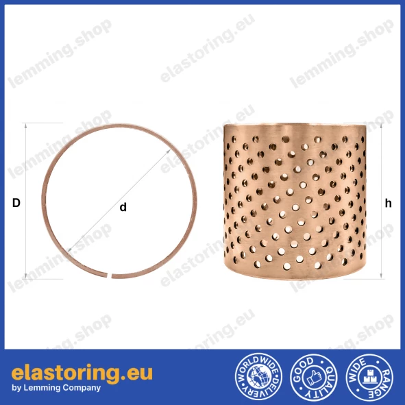 TULEJA ŚLIZGOWA E92 130x135x80