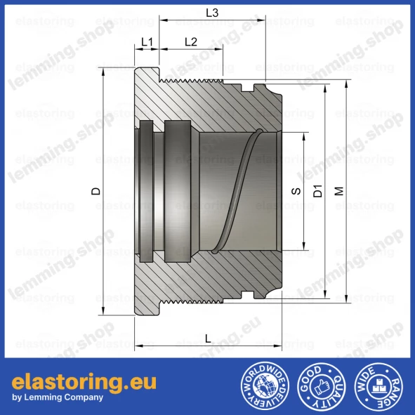 DŁAWNICA SHM-HGC-50x30 DŁAWNICA SHM-HGC-50x30