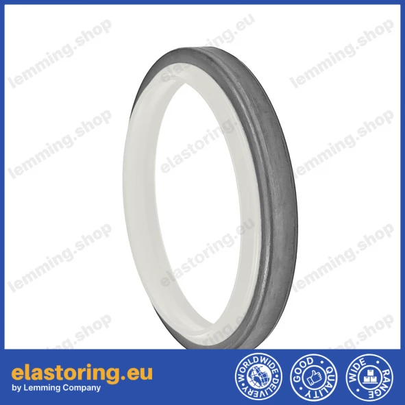 PIERŚCIEŃ ZGARNIAJĄCY K12 160x180x10/14 PU+Stal IVORY