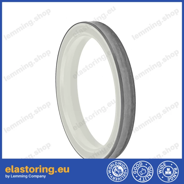 PIERŚCIEŃ ZGARNIAJĄCY K12 160x180x10/14 PU+Stal IVORY