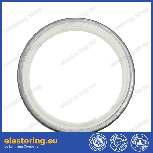 PIERŚCIEŃ ZGARNIAJĄCY K12 160x180x10/14 PU+Stal IVORY