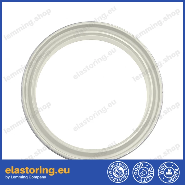 PIERŚCIEŃ ZGARNIAJĄCY K12 160x180x10/14 PU+Stal IVORY