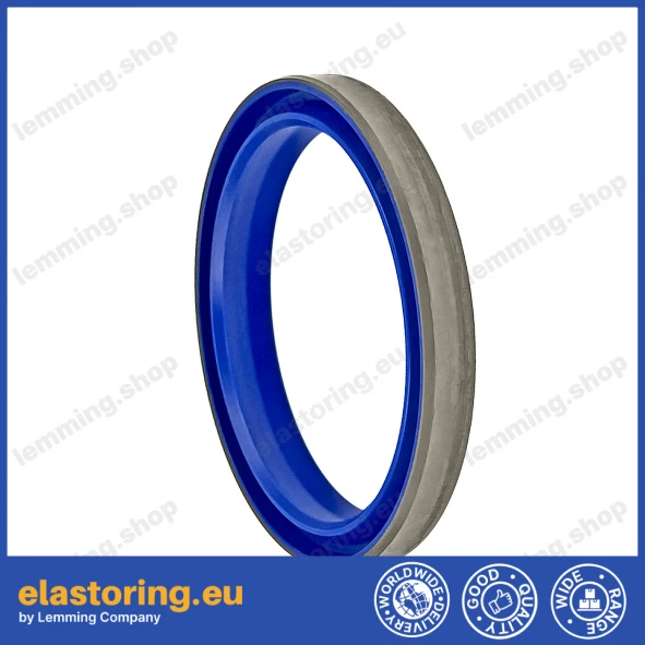 PIERŚCIEŃ ZGARNIAJĄCY K12 20x32x6/9 PU+Stal