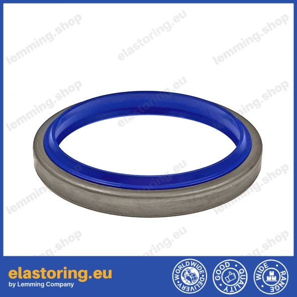 PIERŚCIEŃ ZGARNIAJĄCY K12 20x32x6/9 PU+Stal