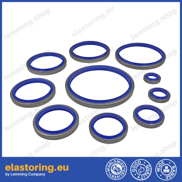 PIERŚCIEŃ ZGARNIAJĄCY K12 20x32x6/9 PU+Stal