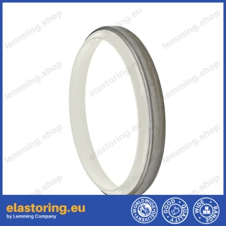 PIERŚCIEŃ ZGARNIAJĄCY K07 80x90x7/10 PU+Stal IVORY