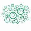 O-ring 19x2 FPM80 GREEN O-ring 19x2 FPM80 GREEN