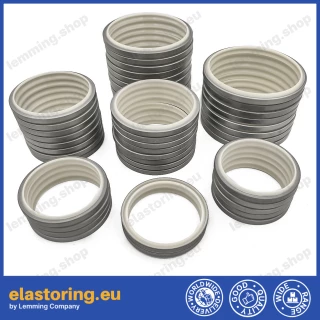 PIERŚCIEŃ ZGARNIAJĄCY K12 140x160x10/14 PU+Stal IVORY