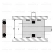PIERŚCIEŃ TŁOKOWY K17-16x8,5x3,2 PIERŚCIEŃ TŁOKOWY K17-16x8,5x3,2