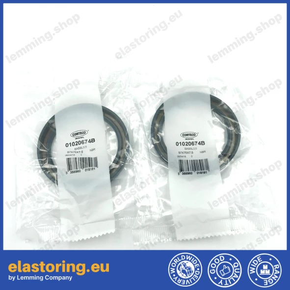 Ciśnieniowy simmering 57x75x7,5 BABSL0,5 NBR