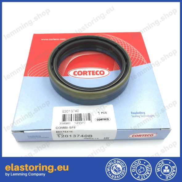 Simmering 60x75x16 COMBI SF8 NBR