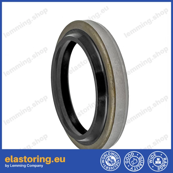 PIERŚCIEŃ ZGARNIAJĄCY DKB 30x47x7/10 NBR+Stal