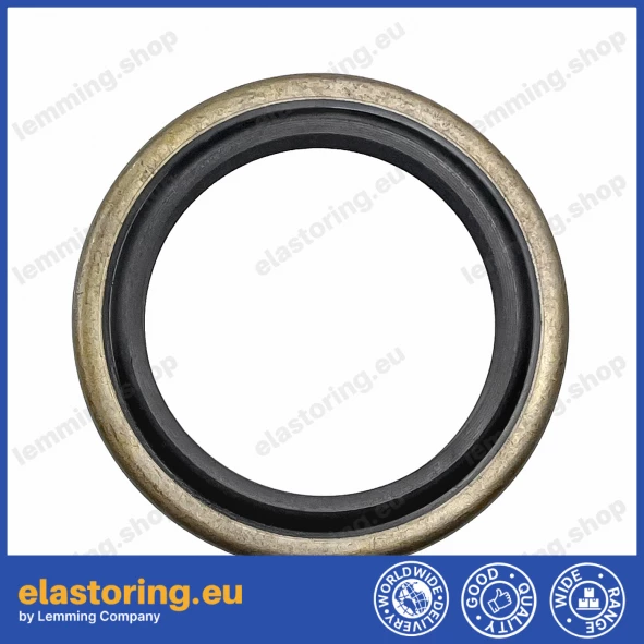 PIERŚCIEŃ ZGARNIAJĄCY DKB 30x47x7/10 NBR+Stal