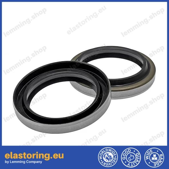 PIERŚCIEŃ ZGARNIAJĄCY DKB 30x47x7/10 NBR+Stal