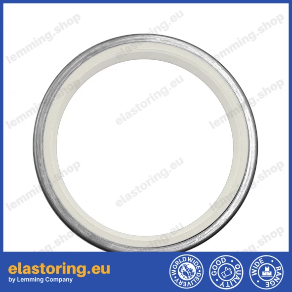 PIERŚCIEŃ ZGARNIAJĄCY Z-07 22,22x34,92x8 PU+Stal IVORY