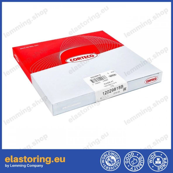 Simmering kasetowy 130x155x12,5/16 RWDR-KASSETTE TFE