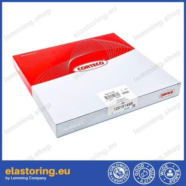 Simmering kasetowy 165x195x16,5/18 RWDR NBR