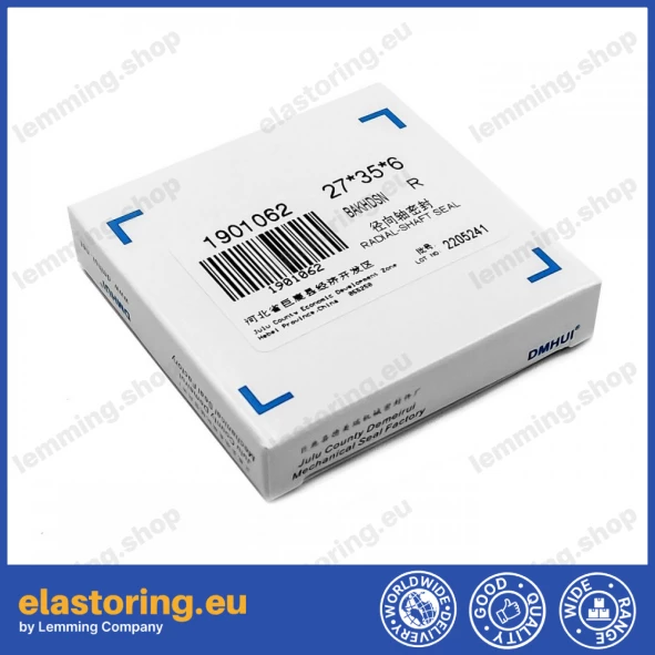 Wysokociśnieniowy simmering 27x35x6 BAKHDSN PTFE+NBR Wysokociśnieniowy simmering 27x35x6 BAKHDSN PTFE+NBR