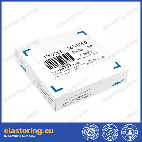 Wysokociśnieniowy simmering 35x46x4,9 BAKHDSN NBR+PTFE Wysokociśnieniowy simmering 35x46x4,9 BAKHDSN NBR+PTFE