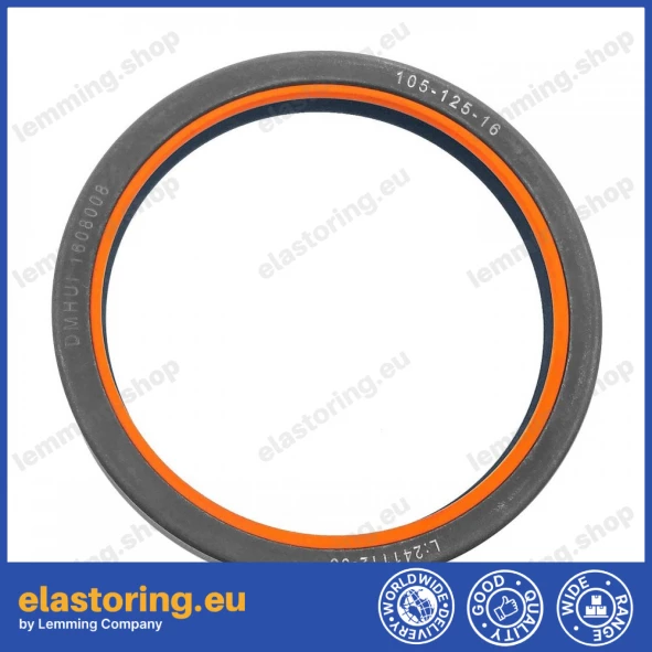 Uszczelnienie wału 105x125x16 COMBI NBR