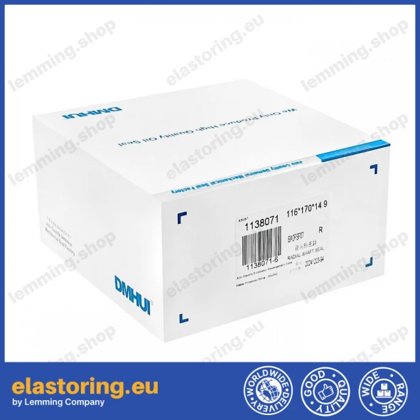 Uszczelnienie wału 116x170x14,9 BAOFSFX7 NBR