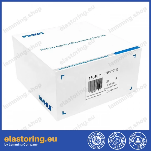 Uszczelnienie wału 130x170x16 COMBI NBR