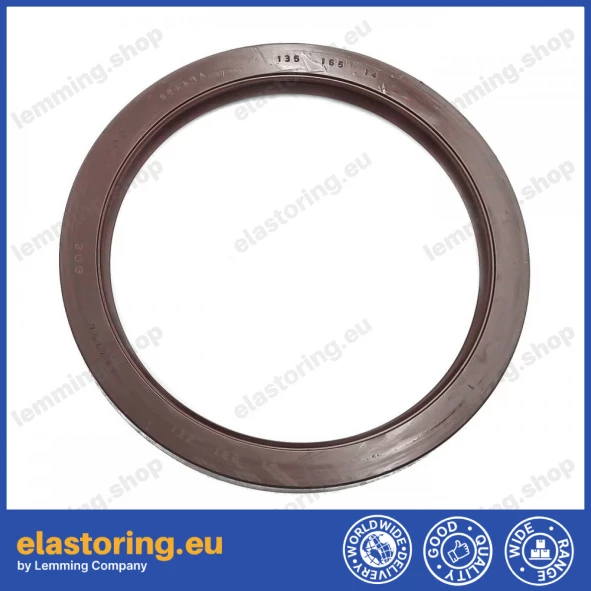 Ciśnieniowy simmering 135x165x14 TCN1 FPM