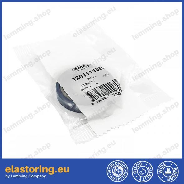 Uszczelnienie wału 20x40x7 BASL NBR