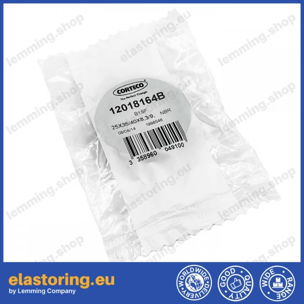 Simmering 25x35/40x8,3/9,6 B1SF NBR