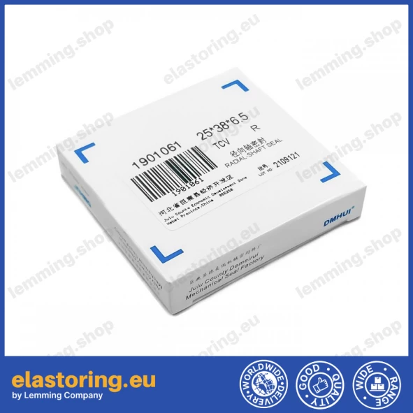 Ciśnieniowy simmering 25x38x6,5 TCV NBR