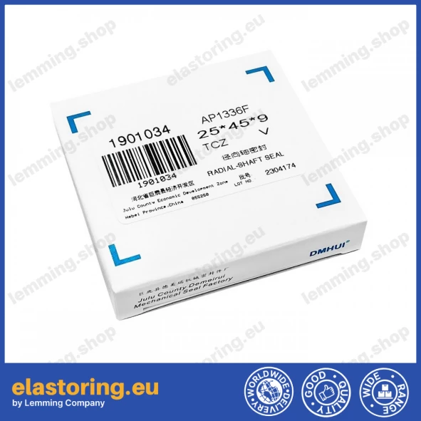 Simmering 25x45x9 TCZ FPM AP1336F Simmering 25x45x9 TCZ FPM AP1336F