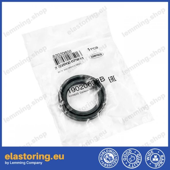 Uszczelnienie wału 26x38x6,5 SCY NBR