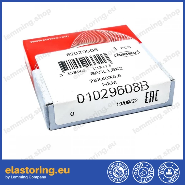 Simmering 28x40x5,5 BASL1,5X2 NEM Simmering 28x40x5,5 BASL1,5X2 NEM