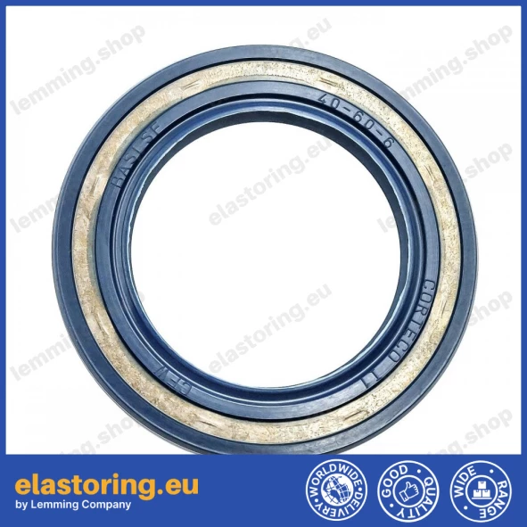 Uszczelnienie wału 40x60x6 BASLSF NBR