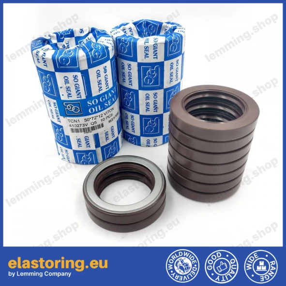 Ciśnieniowy simmering 50x72x12 TCN1 FPM