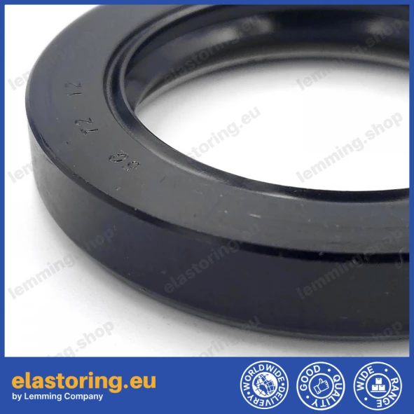 Ciśnieniowy simmering 50x72x12 TCN1 NBR