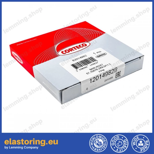 Uszczelnienie wału 57,15x76,2x9,5/11,2 BAVISLRDX7 FPM