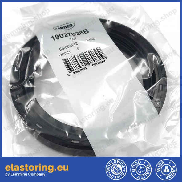 Uszczelnienie wału 65x88x12 TCY VMQ