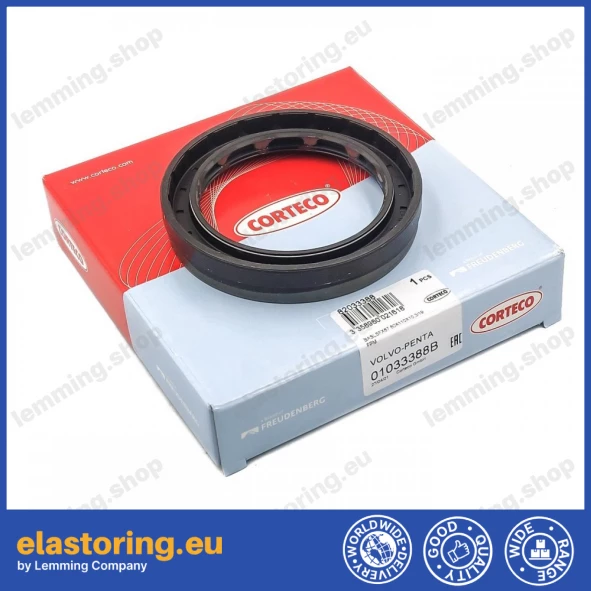 Uszczelnienie wału 80x110x10,3/19 BAVISLSFX67 FPM