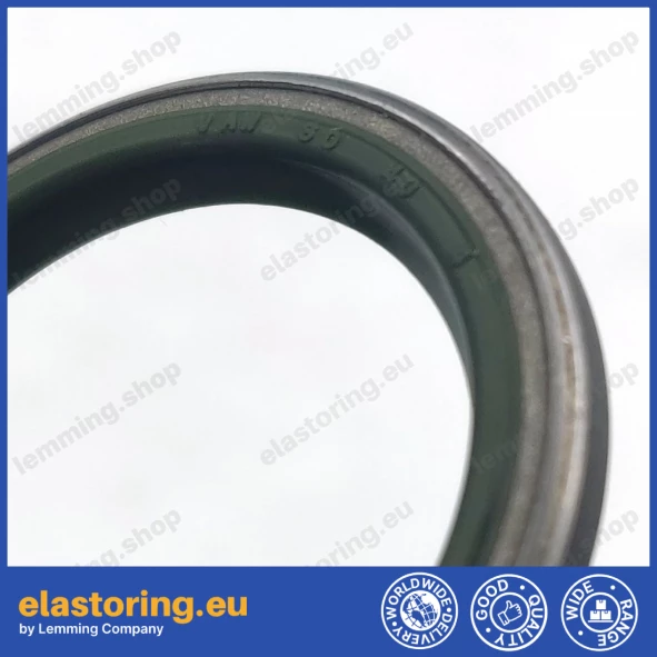 PIERŚCIEŃ ZGARNIAJĄCY VAW 30x40x4 PU+Stal