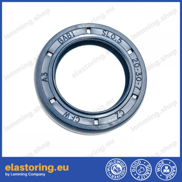 Ciśnieniowy simmering 20x30x7/7,5 BABSL NBR