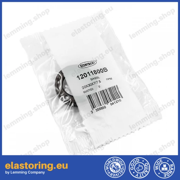 Ciśnieniowy simmering 20x30x7/7,5 BABSLVI FPM