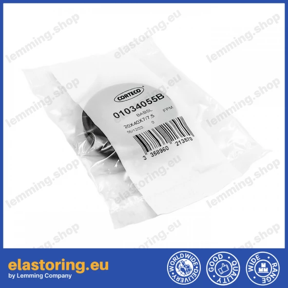 Ciśnieniowy simmering 20x40x7/7,5 BABSLVI FPM