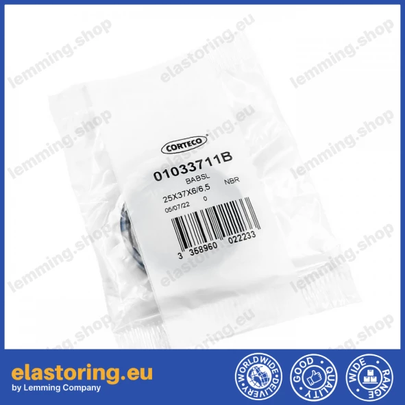 Ciśnieniowy simmering 25x37x6/6,5 BABSL NBR Ciśnieniowy simmering 25x37x6/6,5 BABSL NBR