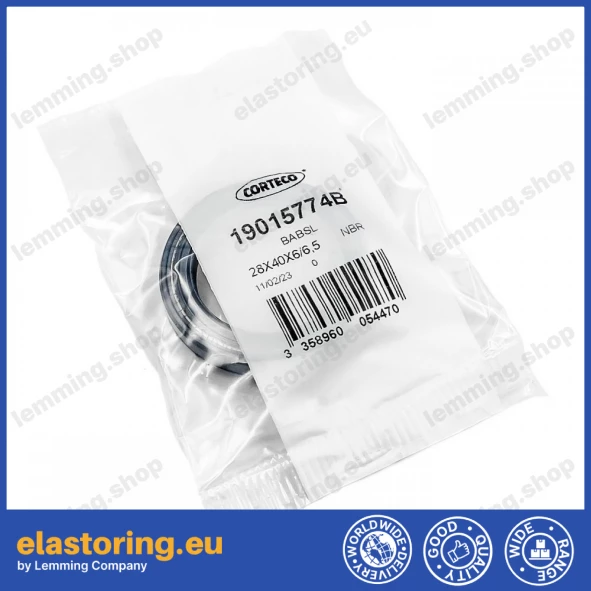 Ciśnieniowy simmering 28x40x6x5,5 BABSL0,5 NBR