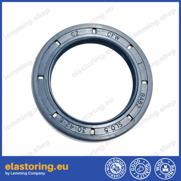 Ciśnieniowy simmering 30x42x6/6,5 BABSL NBR