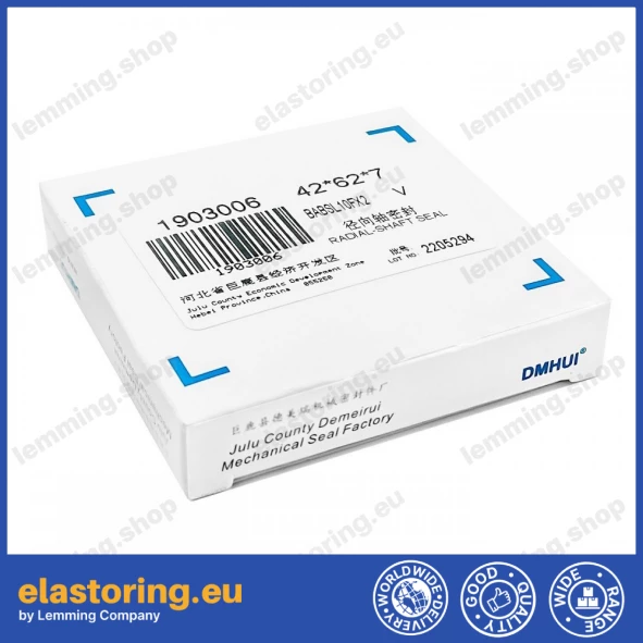 Ciśnieniowy simmering 42x62x7 BABSL10X2 FPM