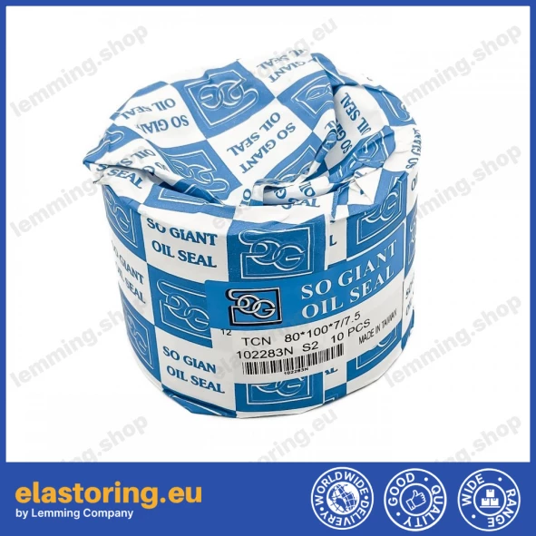 Ciśnieniowy simmering 80x100x7/7,5 NSS BABSL NBR Ciśnieniowy simmering 80x100x7/7,5 NSS BABSL NBR