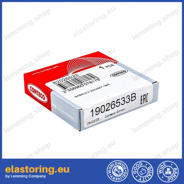 Ciśnieniowy simmering 32x45x7 BABSL0,5 NBR